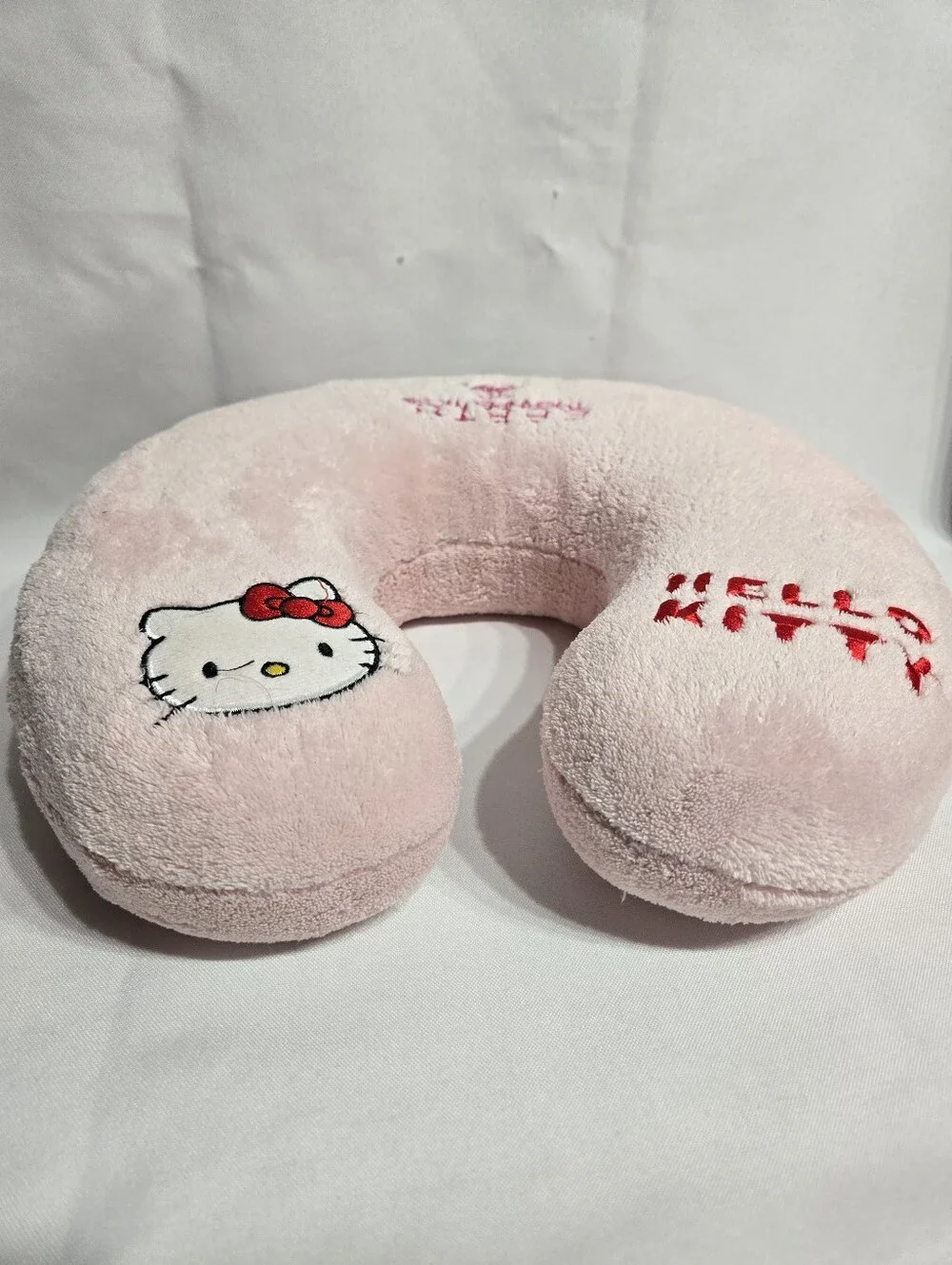 Sanrio Hello Kitty Memory Foam Travel Neck Pillow Great Condition